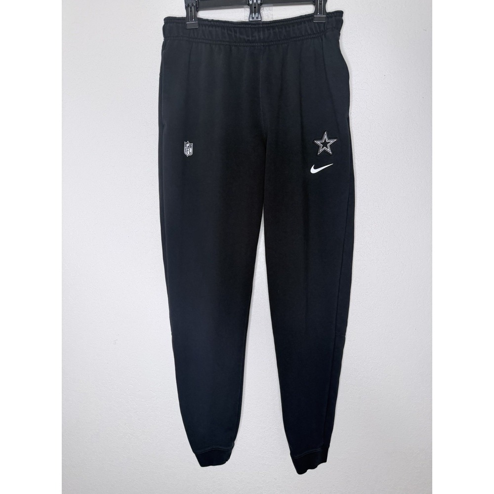 Nike Dallas Cowboys NFL Joggers Mens S Black Dri Fit Sweatpants Athletic Sports